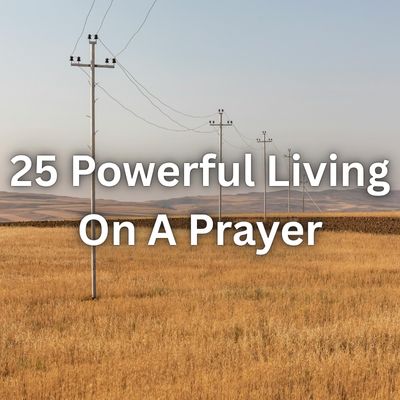 25 Powerful Living On A Prayer