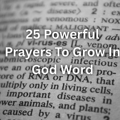25 Powerful Prayers To Grow In God Word